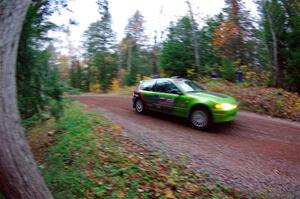 Matt Peterson / Villa Cseh Honda Civic on SS3, Bob Lake S-N I.