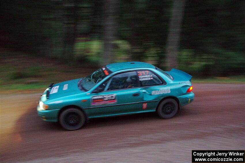 Kyle Turner / Kevin Turner Subaru Impreza on SS3, Bob Lake S-N I.