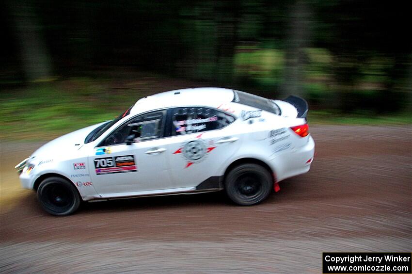 Nigel Maidment / Matt Vaught Lexus IS350 on SS3, Bob Lake S-N I.