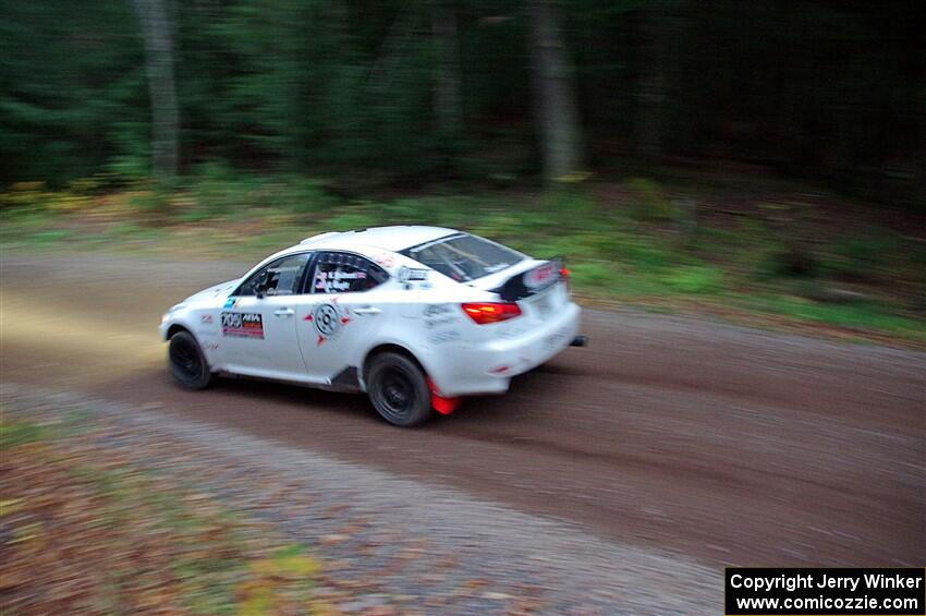 Michael Eckstein / Dylan Whittaker Lexus IS250 on SS3, Bob Lake S-N I.