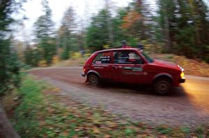 Jacob Bell / Steve Hertz VW GTI on SS3, Bob Lake S-N I.