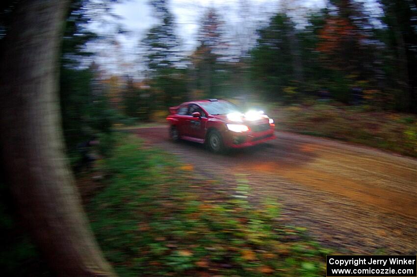 Phil Wearn / Jack Gillow-Wiles Subaru WRX STi on SS3, Bob Lake S-N I.