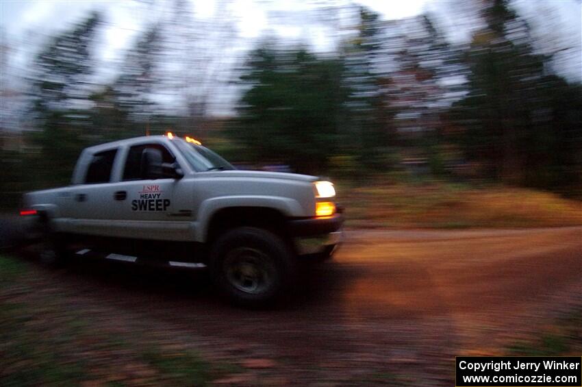 A Chevy Silverado pickup sweeps SS3, Bob Lake S-N I.