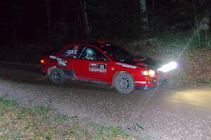 Mark Piatkowski / Aaron Crescenti Subaru Impreza 2.5RS on SS7, Bob Lake S-N II.