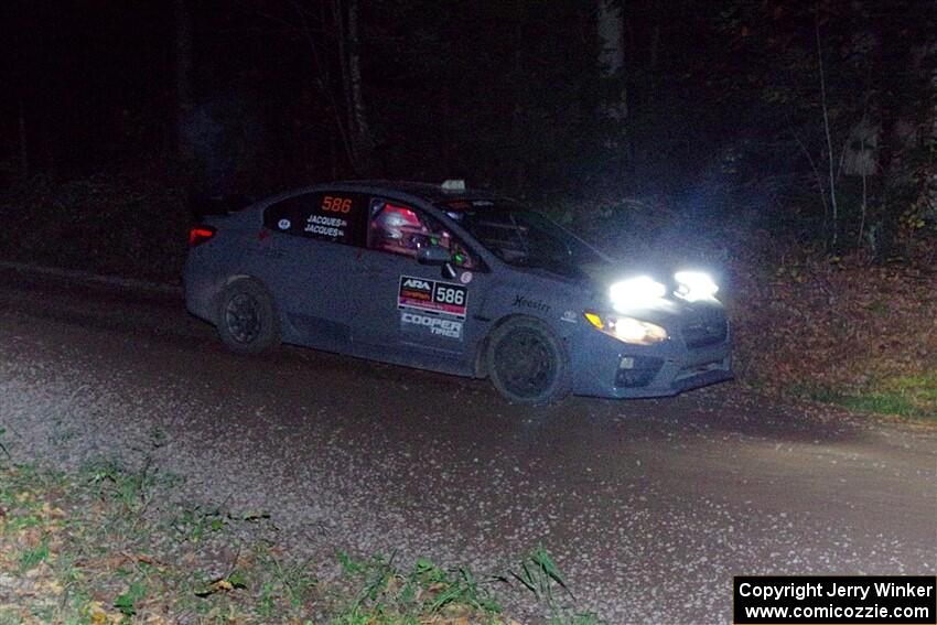 Zach Jacques / Ron Jacques Subaru WRX STi on SS7, Bob Lake S-N II.