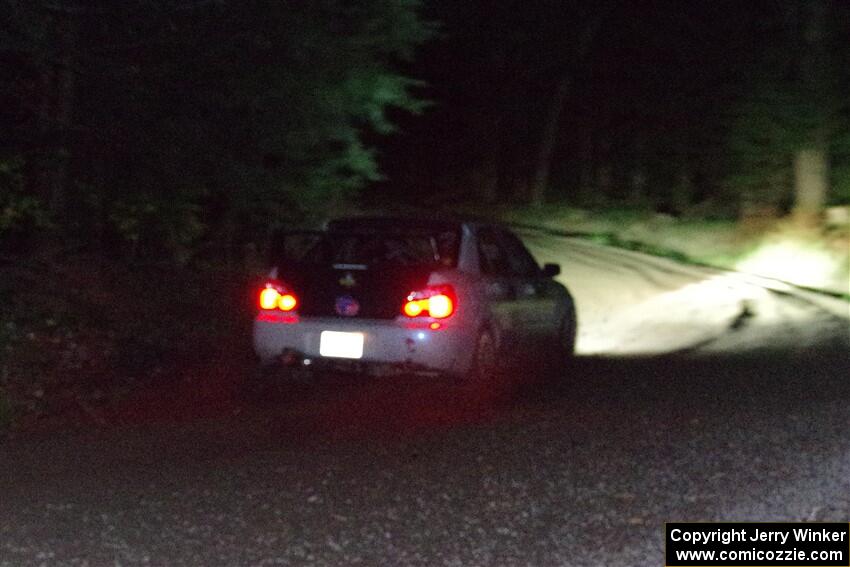 Dylan Murcott / Boyd Smith Subaru WRX STi on SS7, Bob Lake S-N II.