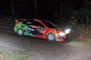 Sumit Panjabi / Alix Hakala Mitsubishi Lancer Evo X on SS7, Bob Lake S-N II.