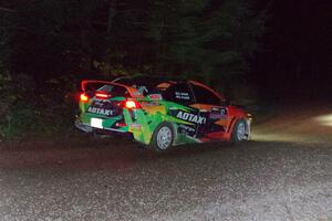 Sumit Panjabi / Alix Hakala Mitsubishi Lancer Evo X on SS7, Bob Lake S-N II.