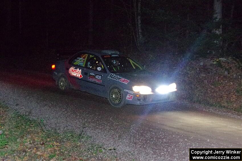 Dylan Gondyke / Zach Stewart Subaru Impreza on SS7, Bob Lake S-N II.