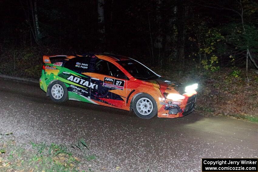 Sumit Panjabi / Alix Hakala Mitsubishi Lancer Evo X on SS7, Bob Lake S-N II.