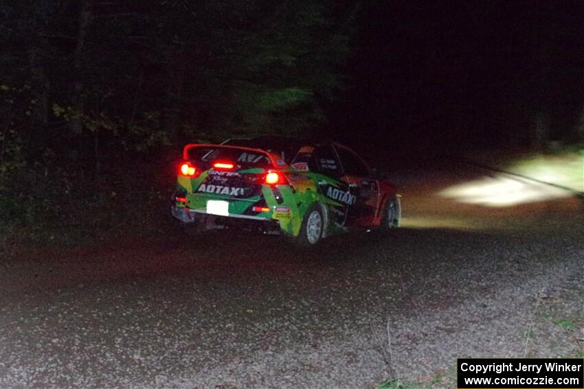 Sumit Panjabi / Alix Hakala Mitsubishi Lancer Evo X on SS7, Bob Lake S-N II.