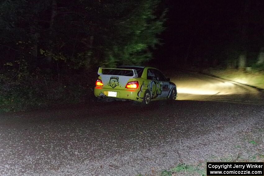 Mark Williams / Steve Harrell Subaru WRX STi on SS7, Bob Lake S-N II.