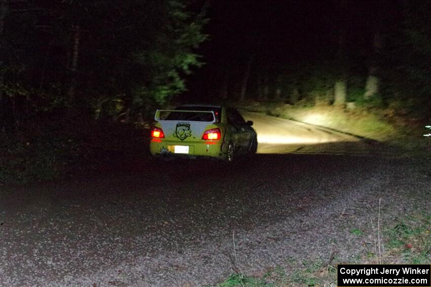 Mark Williams / Steve Harrell Subaru WRX STi on SS7, Bob Lake S-N II.