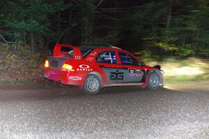 George Plsek / Krista Skucas Mitsubishi Lancer WRC on SS7, Bob Lake S-N II.