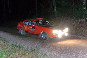 Mike Hurst / Michel Hoche-Mong Ford Capri on SS7, Bob Lake S-N II.