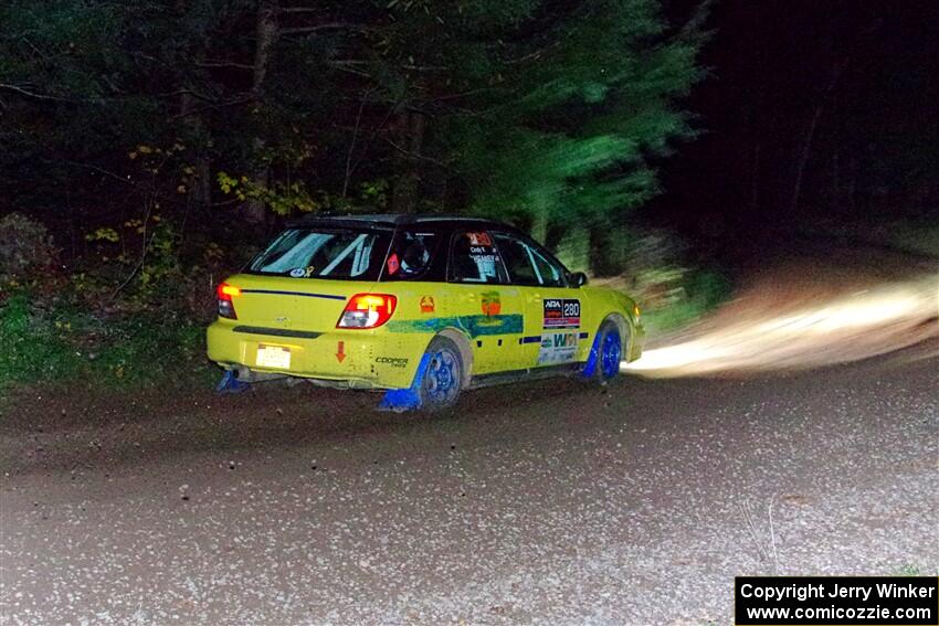 Greg Healey / Cindy Krolikowski Subaru Impeza Outback Sport on SS7, Bob Lake S-N II.