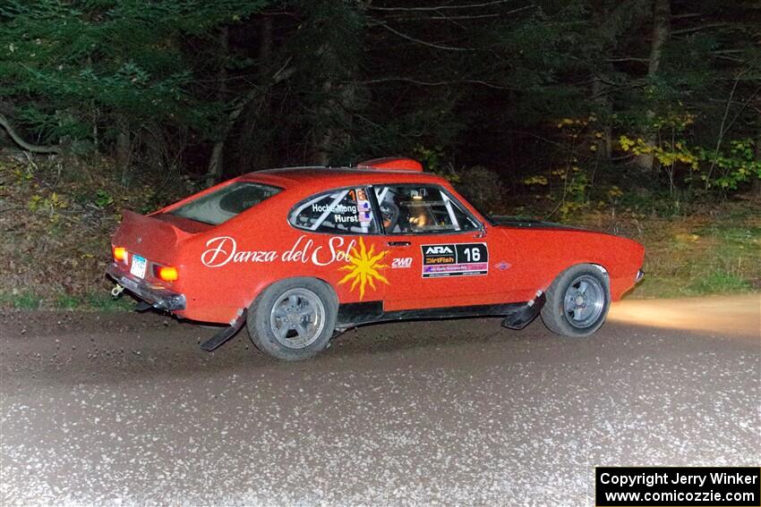 Mike Hurst / Michel Hoche-Mong Ford Capri on SS7, Bob Lake S-N II.