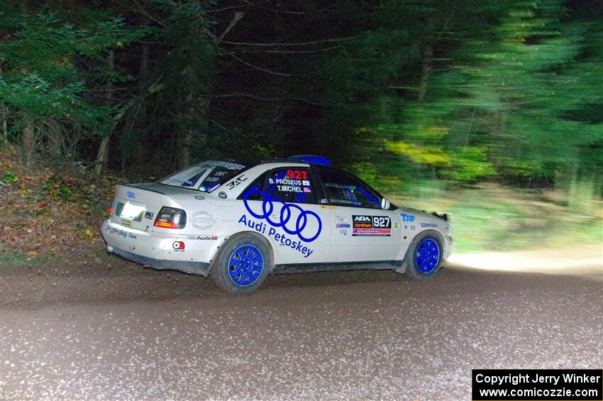 Tim Michel / Bryce Proseus Audi A4 Quattro on SS7, Bob Lake S-N II.