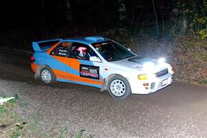 Tyler Matalas / Izaak Degenaer Subaru Impreza LX on SS7, Bob Lake S-N II.