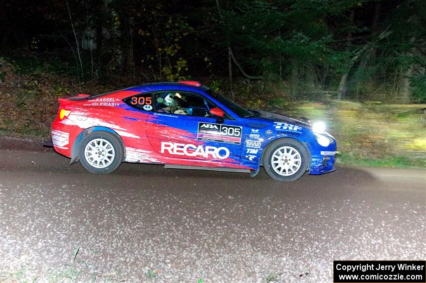 Santiago Iglesias / R.J. Kassel Subaru BRZ on SS7, Bob Lake S-N II.