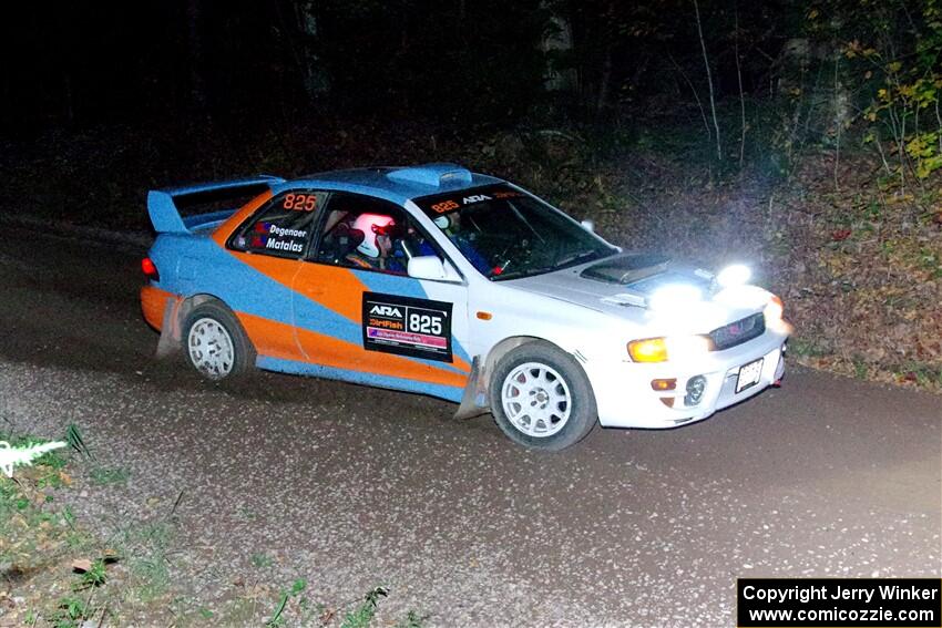 Tyler Matalas / Izaak Degenaer Subaru Impreza LX on SS7, Bob Lake S-N II.