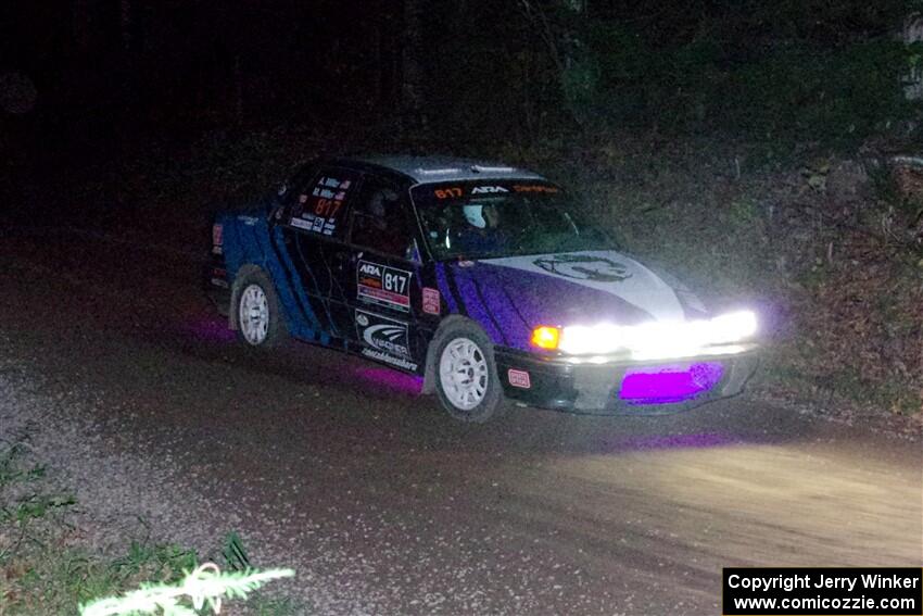 Michael Miller / Angelica Miller Mitsubishi Galant VR-4 on SS7, Bob Lake S-N II.