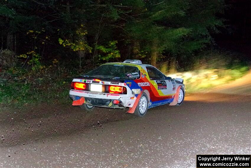 Kevin Schmidt / Kyle Roberts Mazda RX-7 on SS7, Bob Lake S-N II.