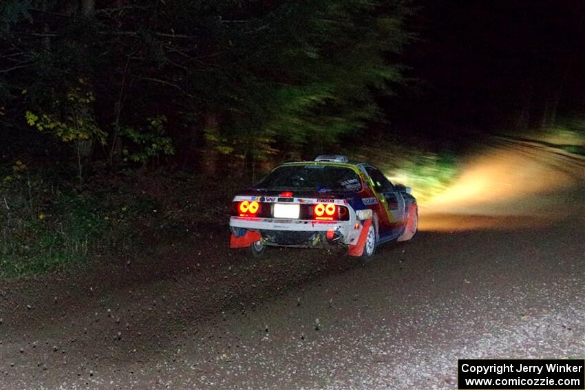 Kevin Schmidt / Kyle Roberts Mazda RX-7 on SS7, Bob Lake S-N II.