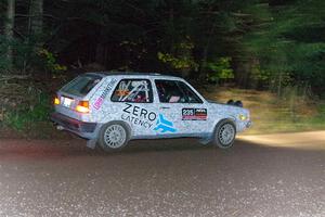 Mark Rokus / Tabitha Lohr VW GTI on SS7, Bob Lake S-N II.