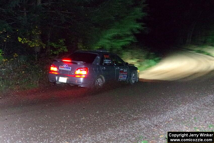 Vivian Campbell / Michael Hordijk Subaru Impreza on SS7, Bob Lake S-N II.