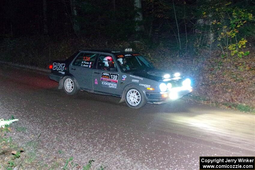 Cory Grant / Kevin Forde VW Jetta on SS7, Bob Lake S-N II.