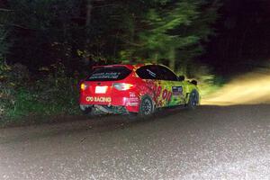 Scott Putnam / Katie Gingras Subaru WRX STi on SS7, Bob Lake S-N II.