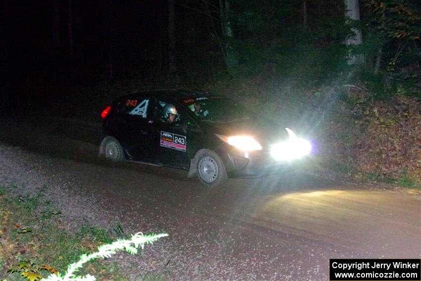 Patrick Gruszka / Zach Pfeil Ford Fiesta on SS7, Bob Lake S-N II.