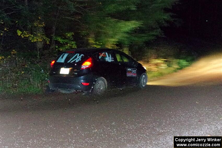 Patrick Gruszka / Zach Pfeil Ford Fiesta on SS7, Bob Lake S-N II.