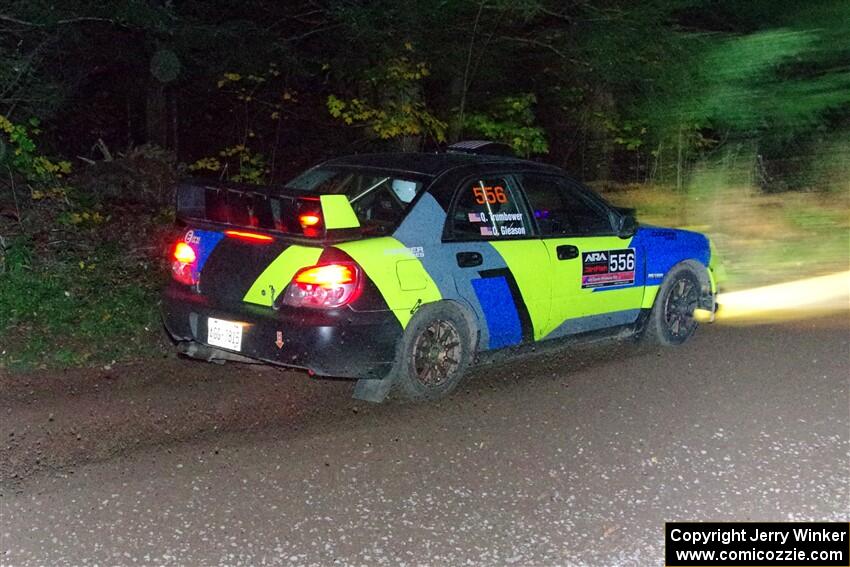 Colin Gleason / Quinn Trumbower Subaru Impreza 2.5RS on SS7, Bob Lake S-N II.