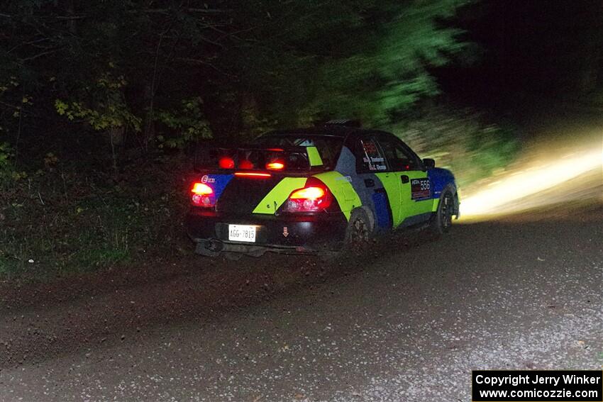 Colin Gleason / Quinn Trumbower Subaru Impreza 2.5RS on SS7, Bob Lake S-N II.