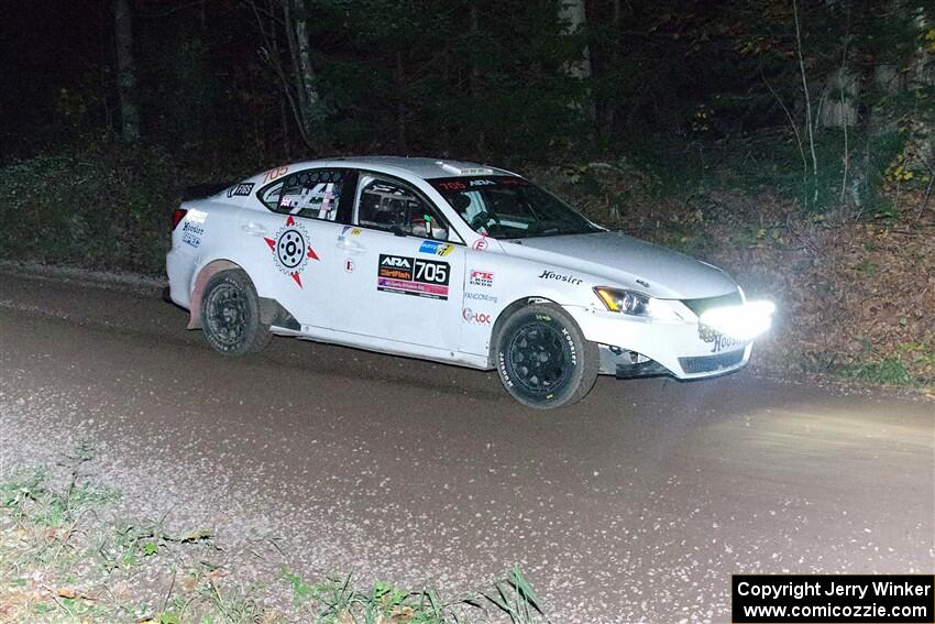 Nigel Maidment / Matt Vaught Lexus IS350 on SS7, Bob Lake S-N II.