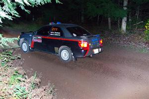 Andrew Dustman / Michael Claiborne Subaru WRX on SS7, Bob Lake S-N II.