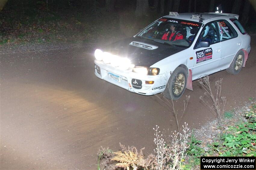 Aidan Hicks / John Hicks Subaru Impreza Wagon on SS7, Bob Lake S-N II.