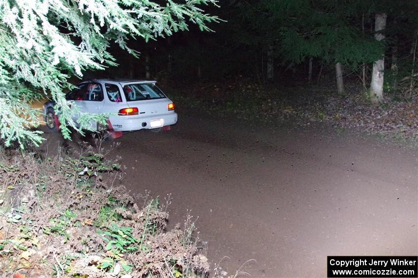 Aidan Hicks / John Hicks Subaru Impreza Wagon on SS7, Bob Lake S-N II.