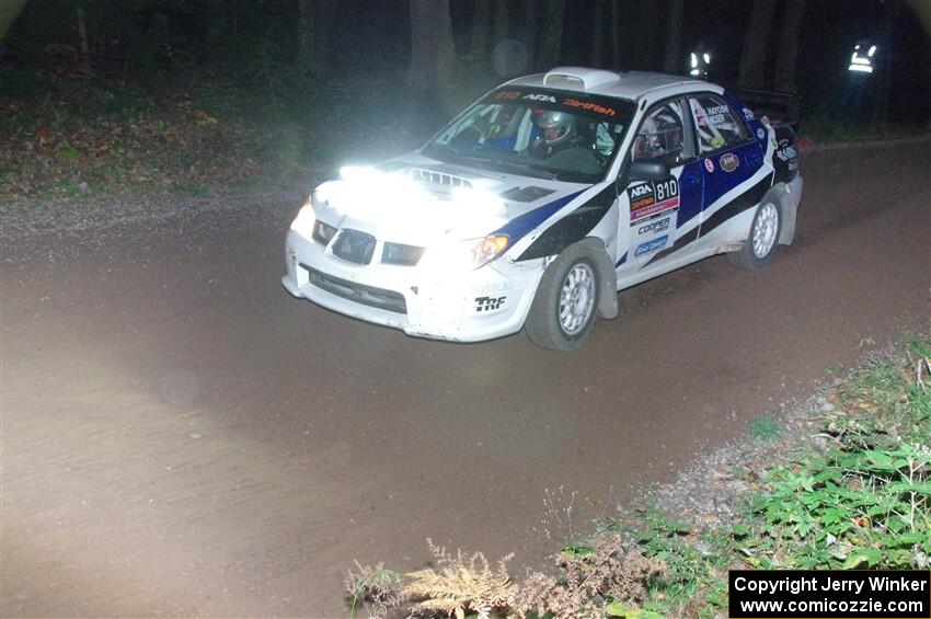 Brad Hayosh / Neil Moser Subaru WRX STi on SS7, Bob Lake S-N II.