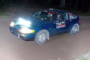 Burke Davis / Mohammad Salehi Honda CRX on SS7, Bob Lake S-N II.