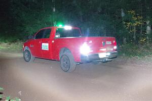 A Dodge Ram 1500 pickup sweeps SS7, Bob Lake S-N II.