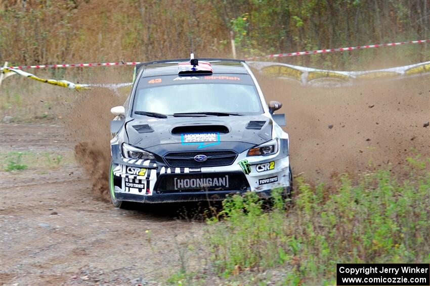 Ken Block / Alex Gelsomino Subaru WRX STi on SS9, Silver-Arvon I.