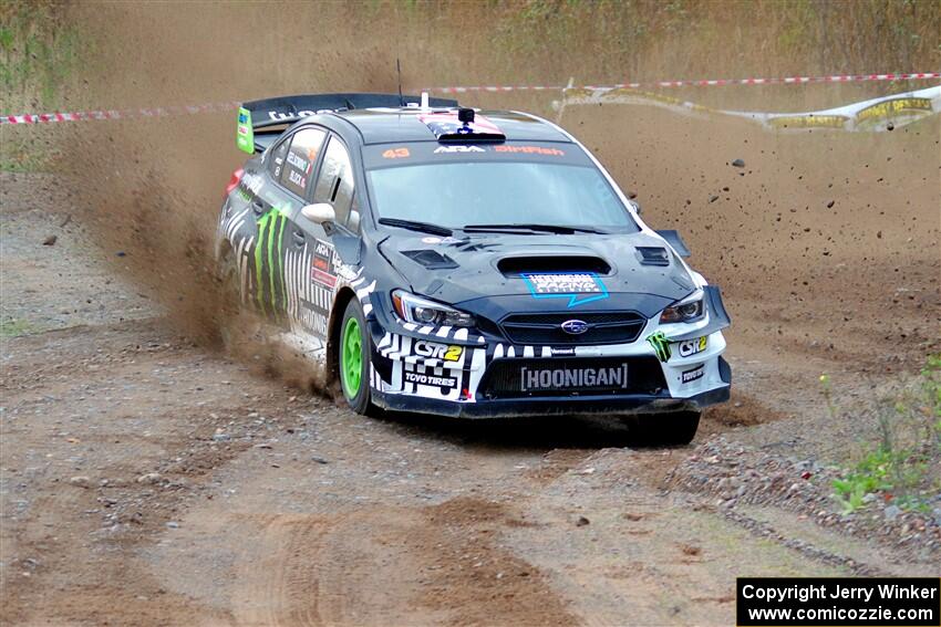 Ken Block / Alex Gelsomino Subaru WRX STi on SS9, Silver-Arvon I.