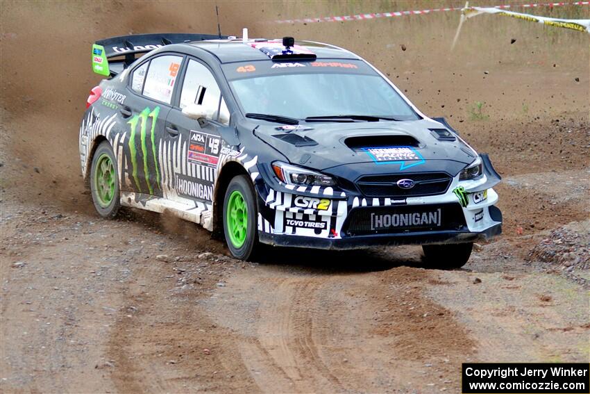 Ken Block / Alex Gelsomino Subaru WRX STi on SS9, Silver-Arvon I.