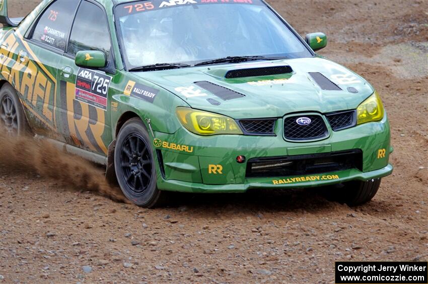 Dave Carapetyan / Ryan Scott Subaru WRX STi on SS9, Silver-Arvon I.