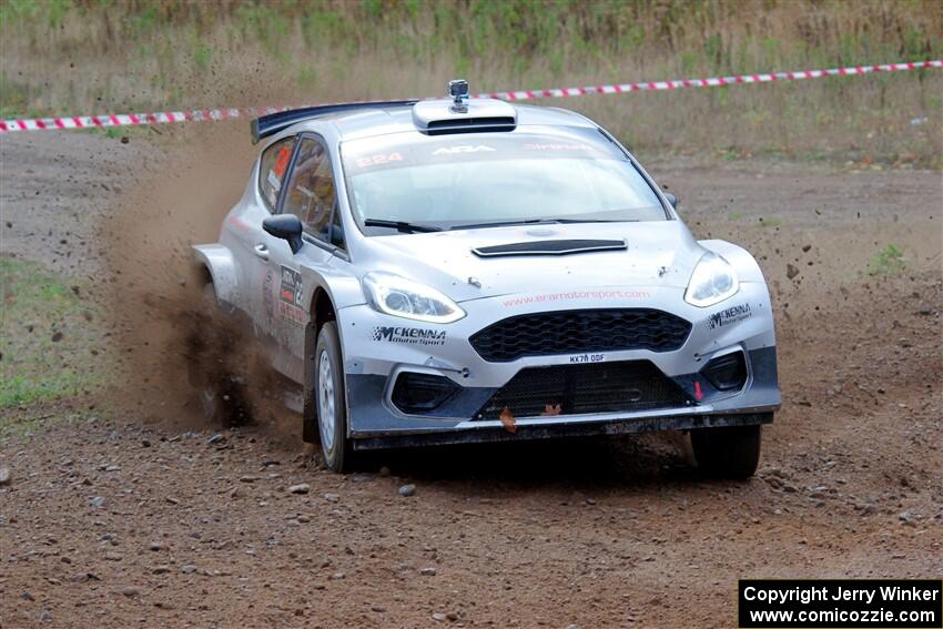 Kyle Tilley / Tim Whitteridge Ford Fiesta R5 on SS9, Silver-Arvon I.