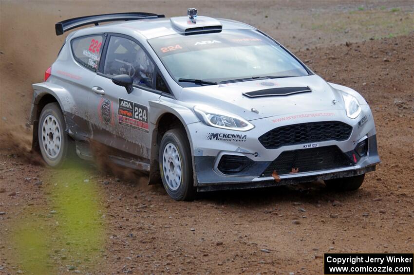 Kyle Tilley / Tim Whitteridge Ford Fiesta R5 on SS9, Silver-Arvon I.