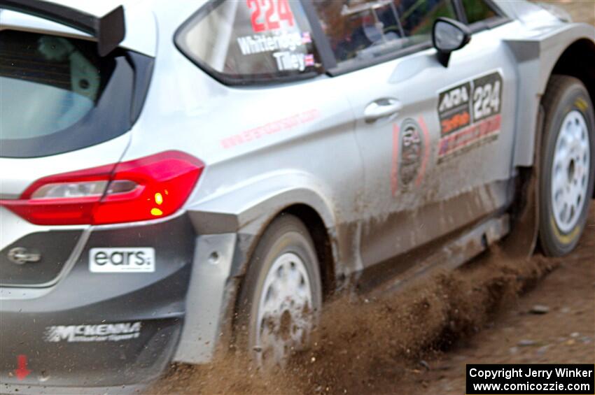 Kyle Tilley / Tim Whitteridge Ford Fiesta R5 on SS9, Silver-Arvon I.